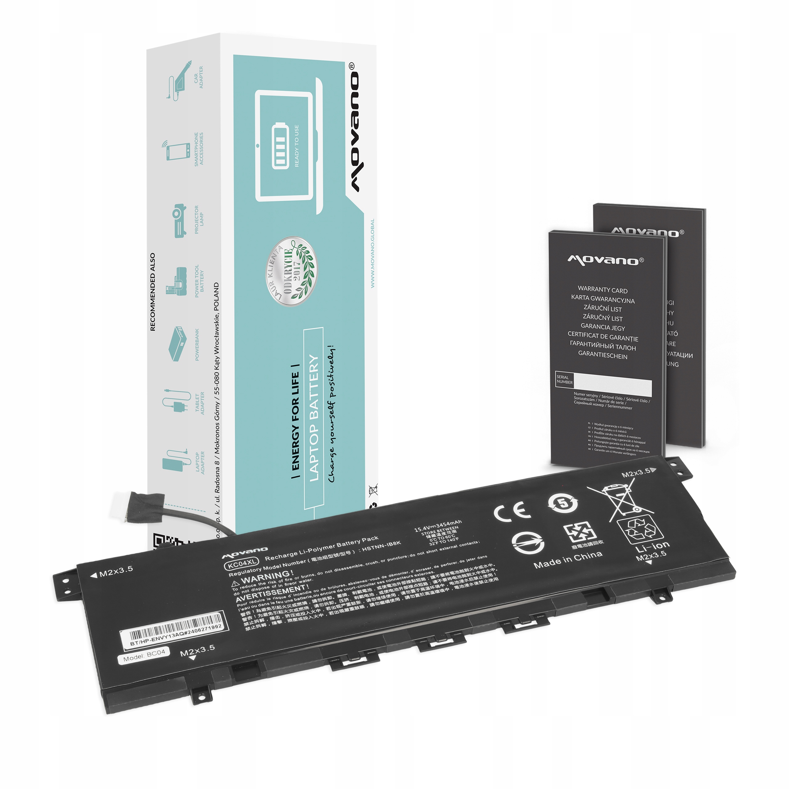 bateria Movano do Hp Envy x360 13-ah 13-aq 13-ag 13-ar