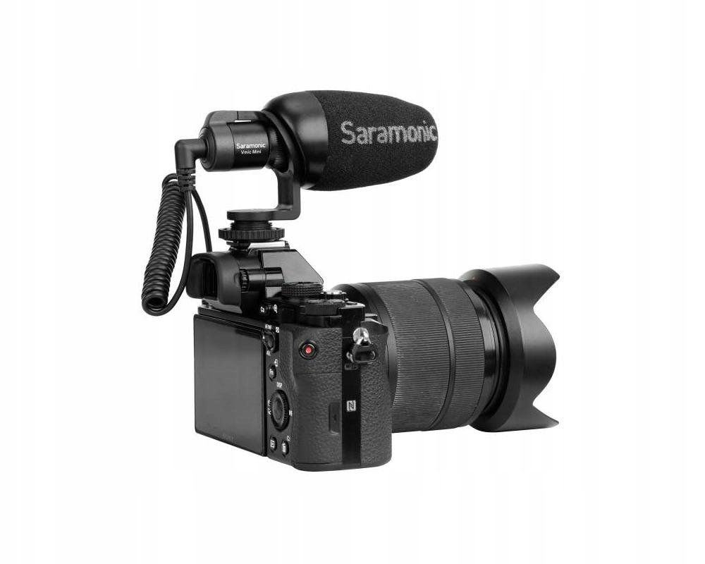 SARAMONIC Vmic Mini mikrofon pojemnościowy do aparatu kamery osłona Marka Saramonic