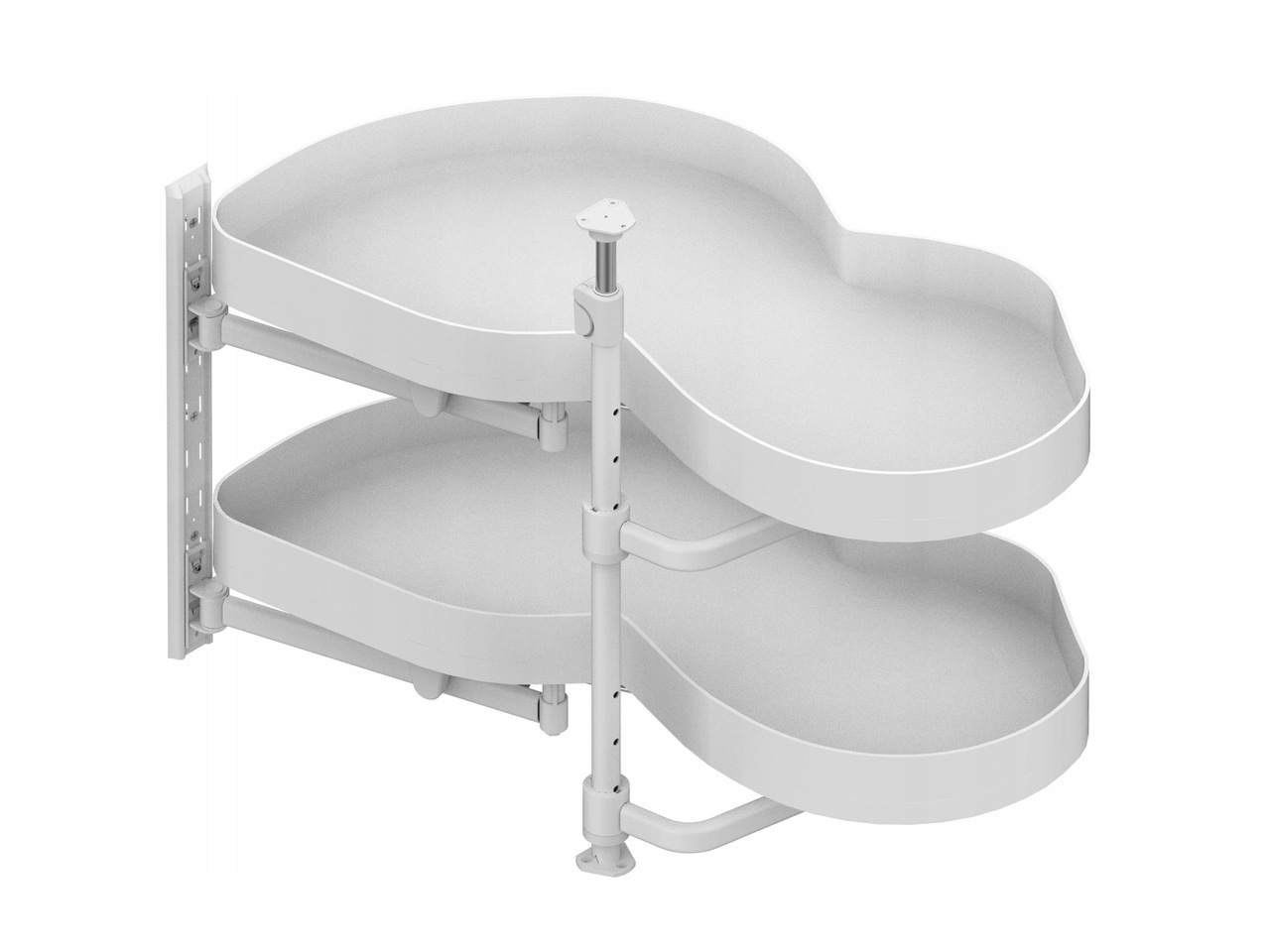 Noma Corner Optima 800/450 prawa metal/mdf biały TE44.0002.01.003