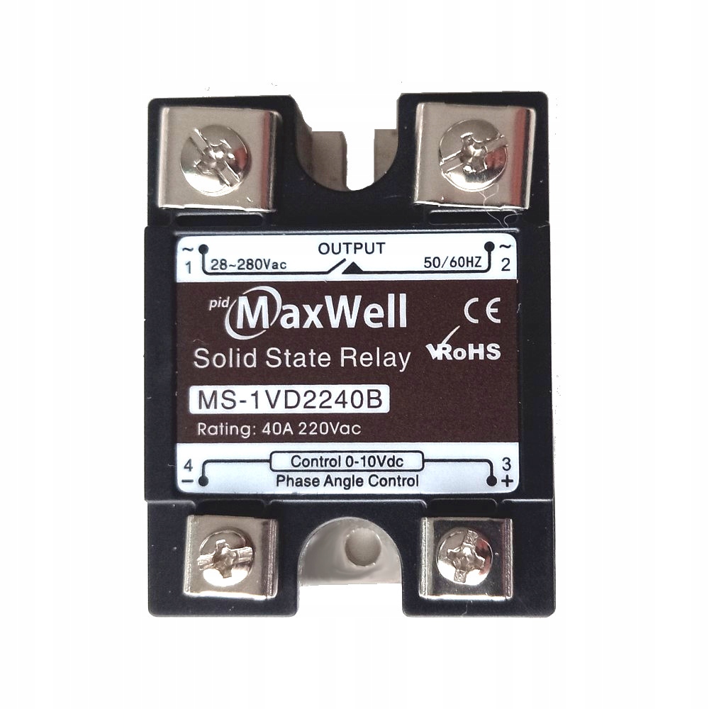 Przekaźnik regulator półprzewodnikowy mocy SSR 40A (20A RMS) / 280VAC 0-10V