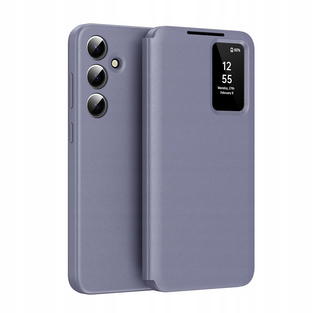 Techsuit etui książkowe z Samsung Galaxy A16 4G A16 5G fioletowe