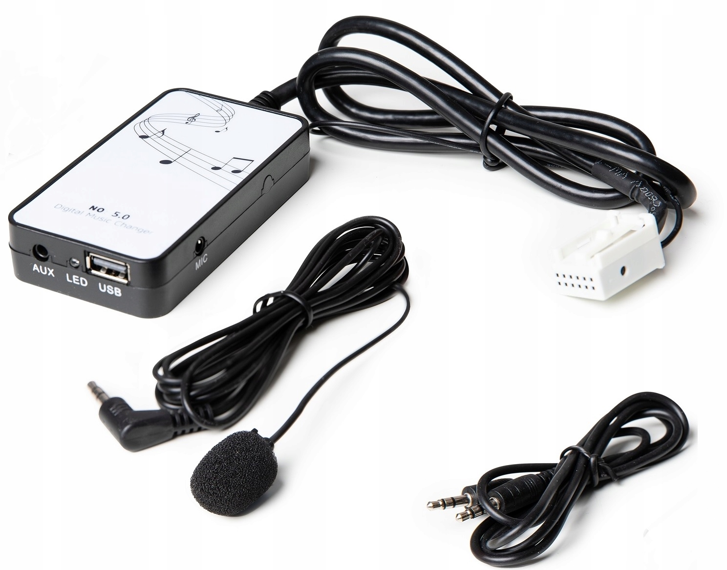 Adapter Bluetooth Vw 12pin Aux Skoda Seat Audi Mfd2 Rcd200/210/300 R100/110