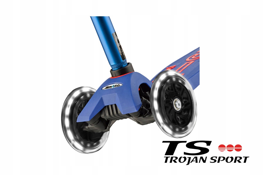 HULAJNOGA MAXI MICRO DELUXE LED BLUE MMD067 Rodzaj trójkołowa