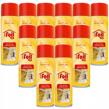 

12x Klej do Folii Paroizolacyjnej i Membran Spray