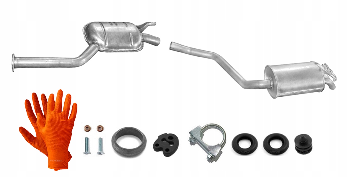 Mercedes W201 190 2.5 Diesel 93 kW (1987-7/1993) Tlumič Koncový