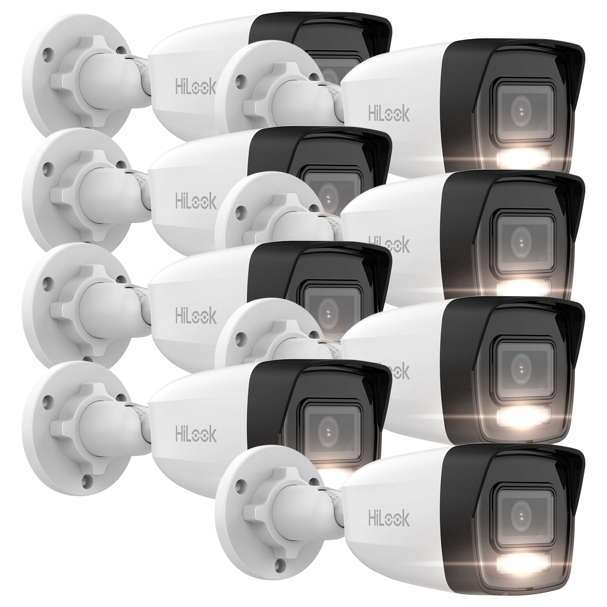 Sada tubusových Ip kamier 8x IPCAM-B6-30DL 6Mpx Smart Hybrid-Light 30 m