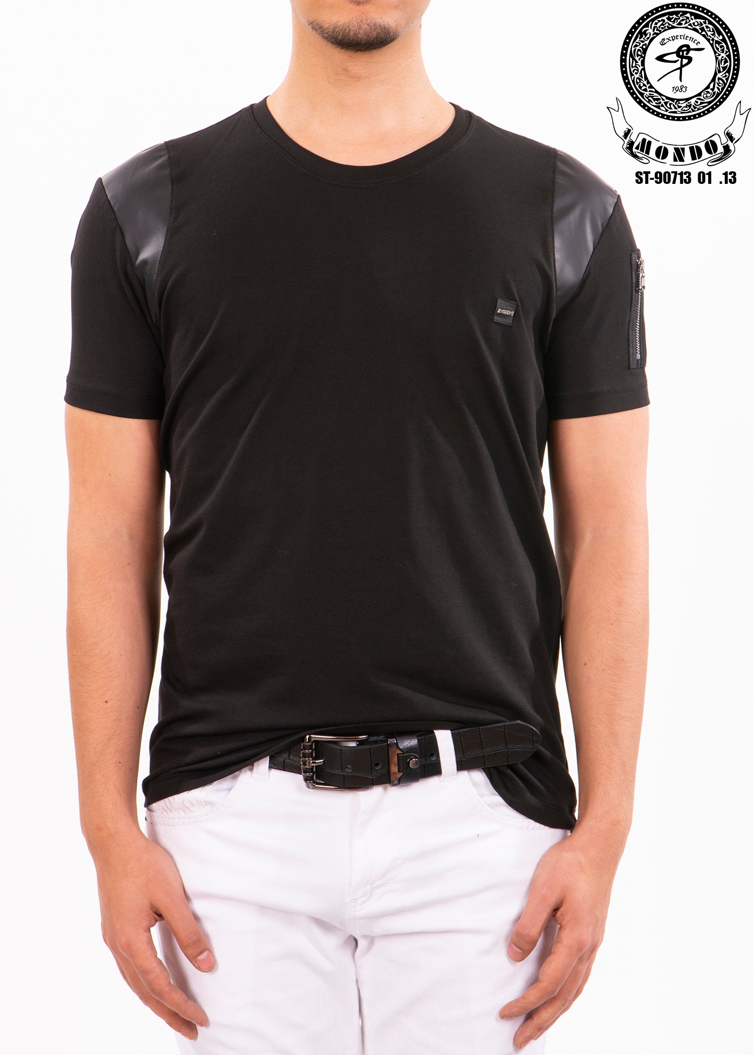 MONDO Premium T-shirt męski czarny New Design 2XL Marka inna