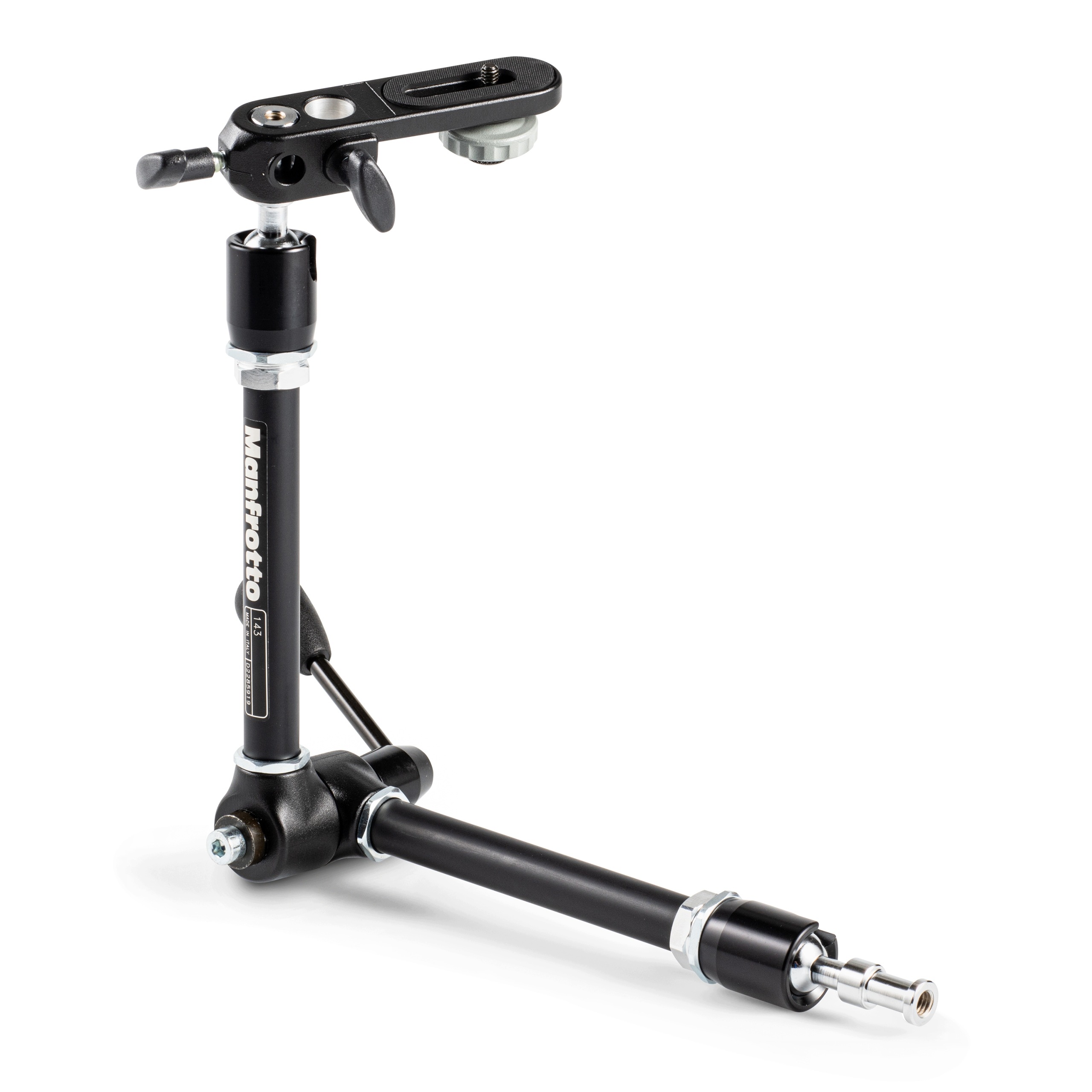 Kloubové rameno Manfrotto Magic Arm 143A s držákem na fotoaparát 143BKT