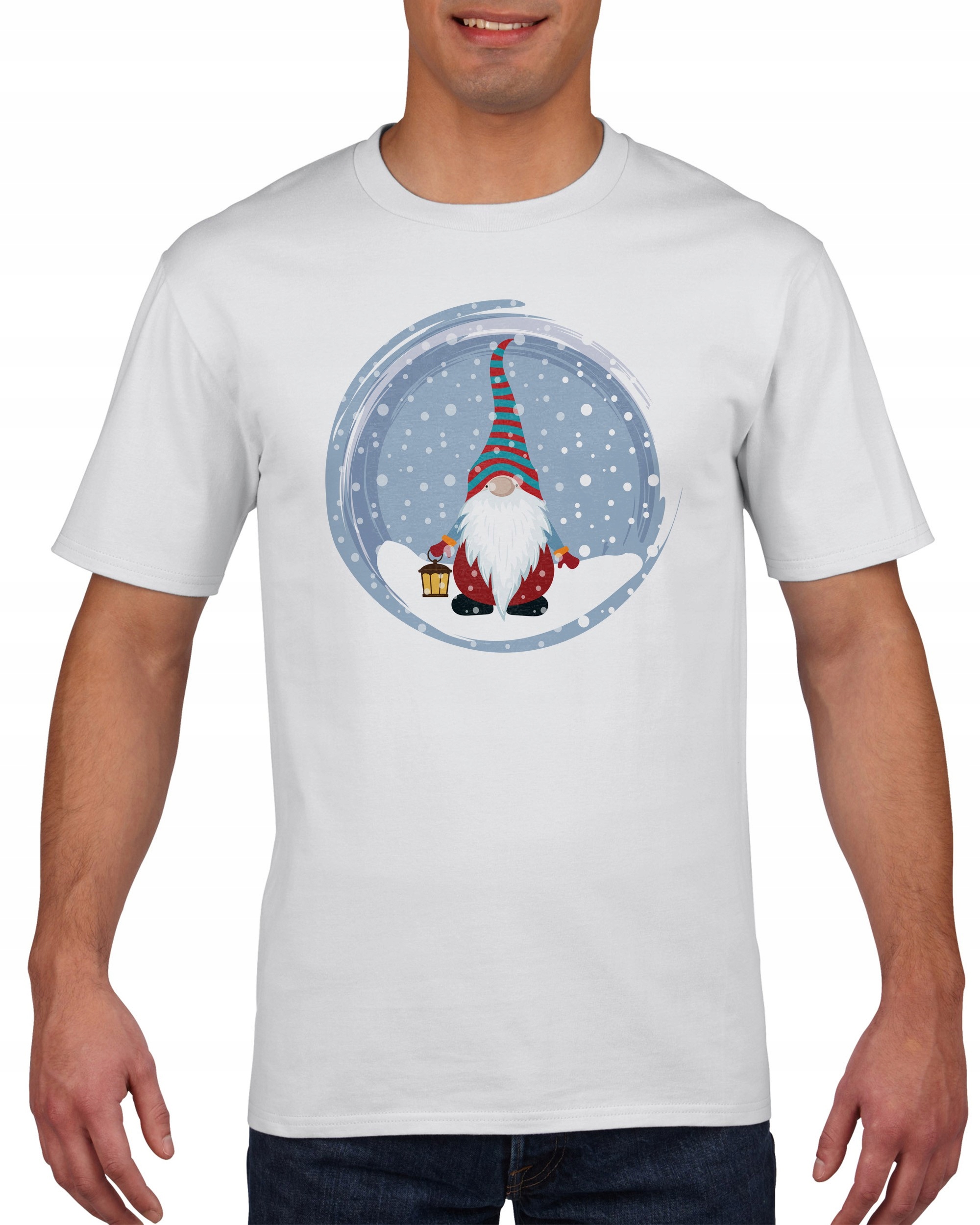 

Koszulka meska Swiateczny Skrzat Krasnal S