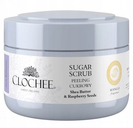 Clochee Vyživující Cukrový Peeling Shea Buter Raspberry Seeds 250 ml