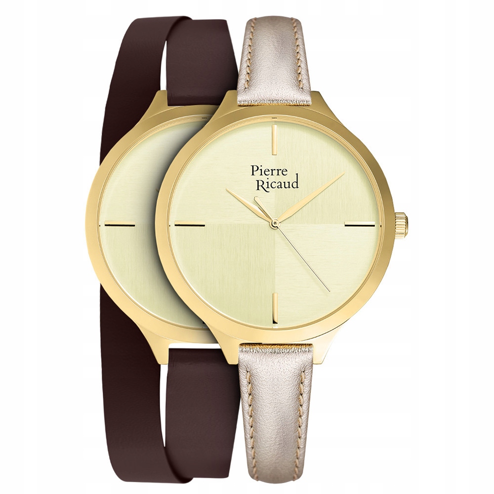 Dámské hodinky Pierre Ricaud P22005.1D11LQ-SET béžové