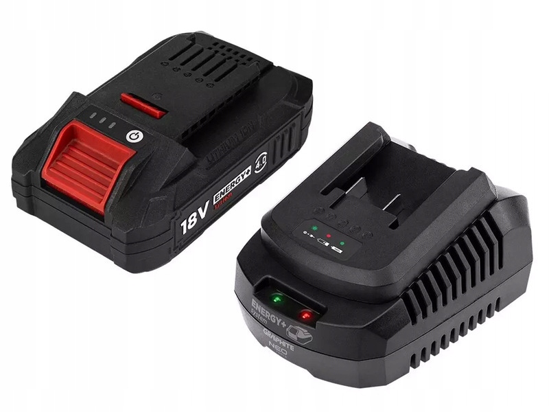 Akumulator Graphite Energy+ 58GE132-1 4Ah 18V ładowarka