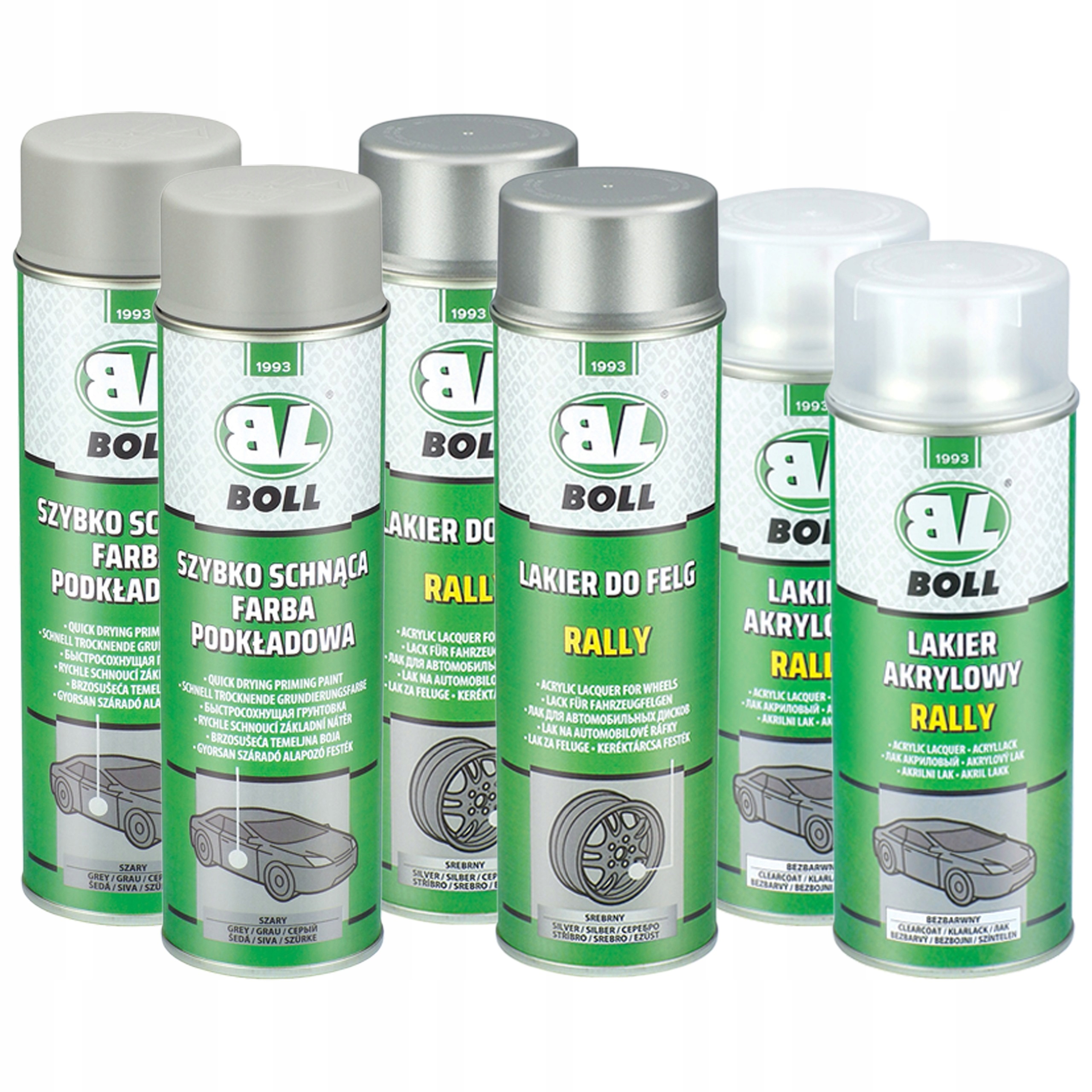Zestaw do regeneracji felg Boll Srebrny