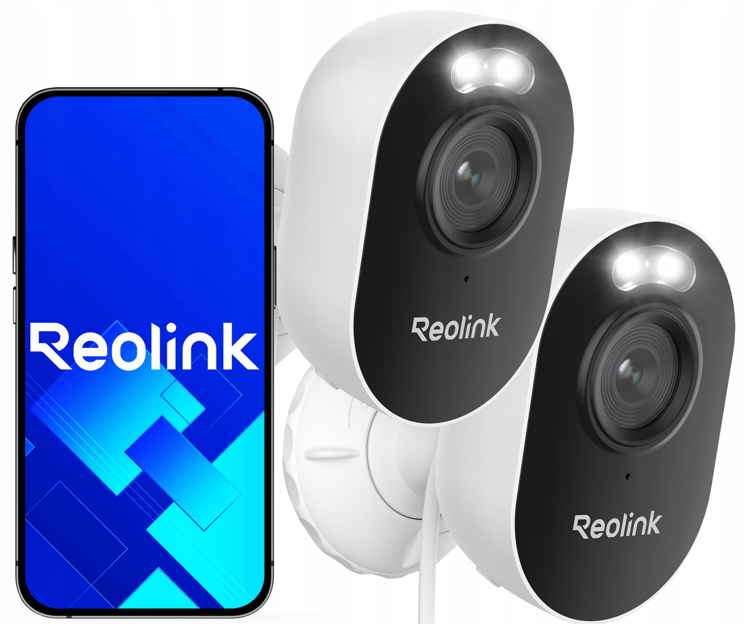 Ip kamera 4MPx 2-Pack Reolink E430 WiFi Mikrofon MicroSD 256GB