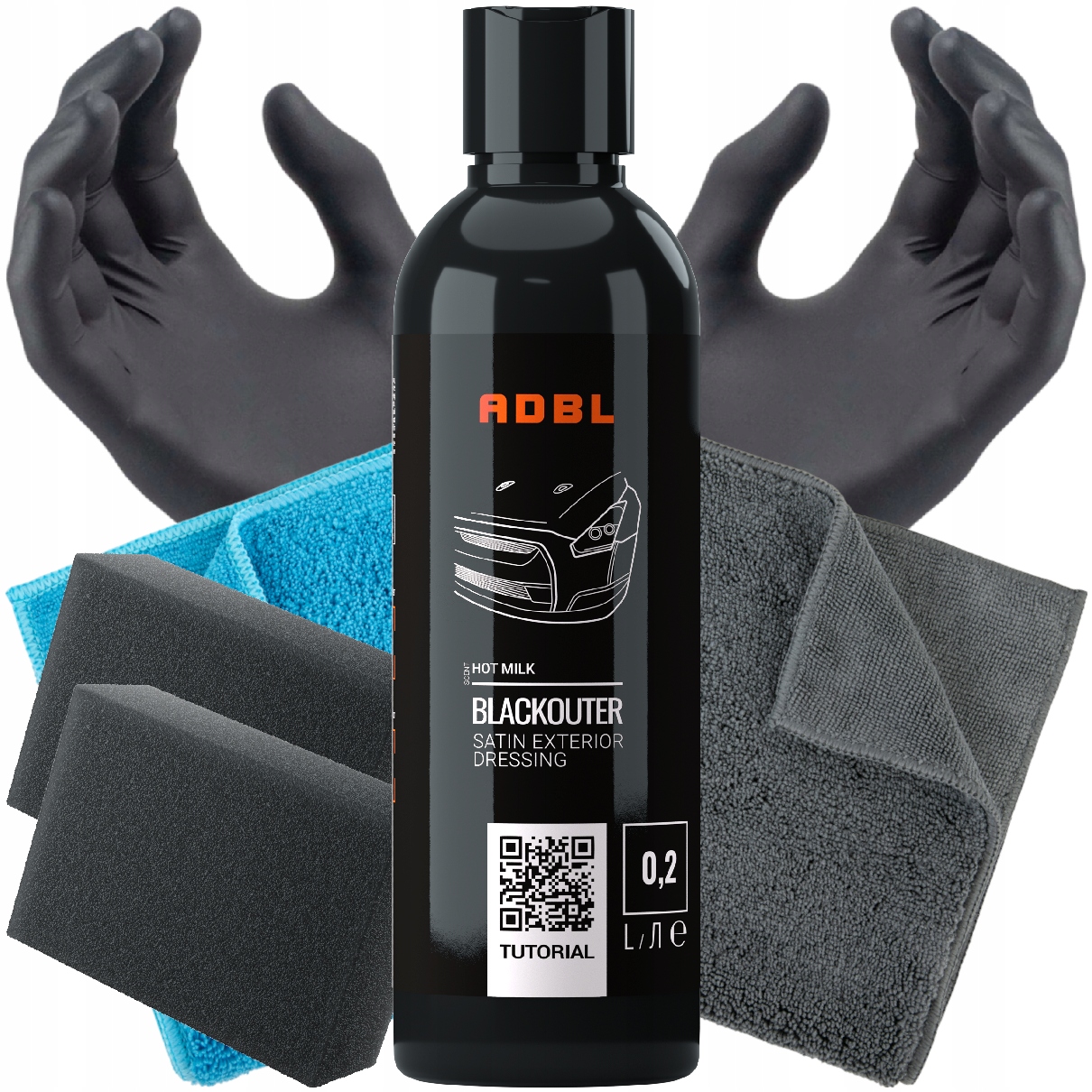 Adbl Blackouter 200ml Dressing Do Plastików Przyciemnia Aplikator Zestaw