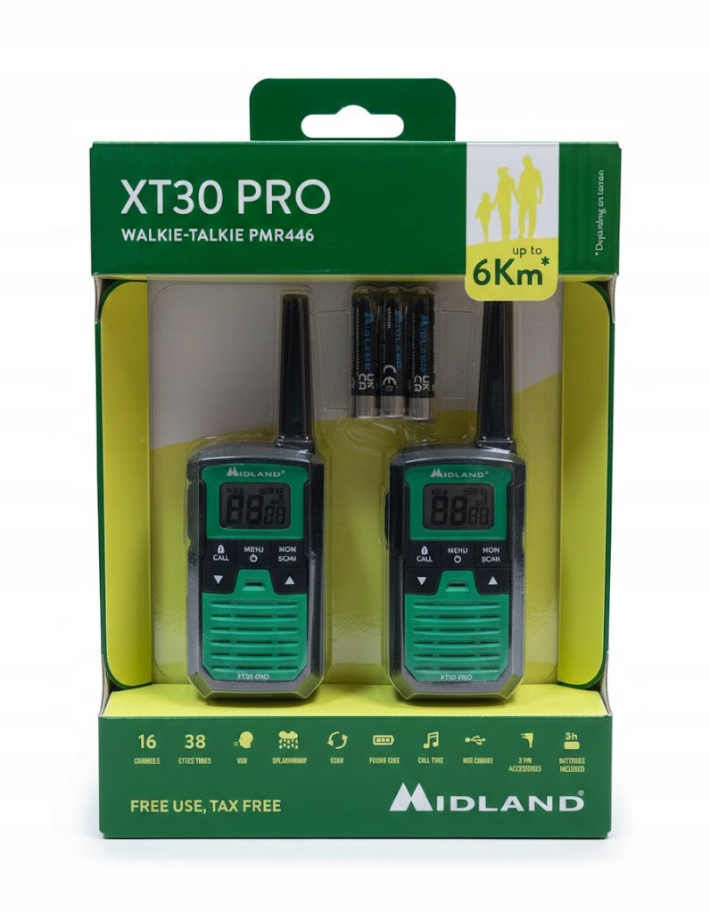 Krótkofalówki Midland XT30 Pro