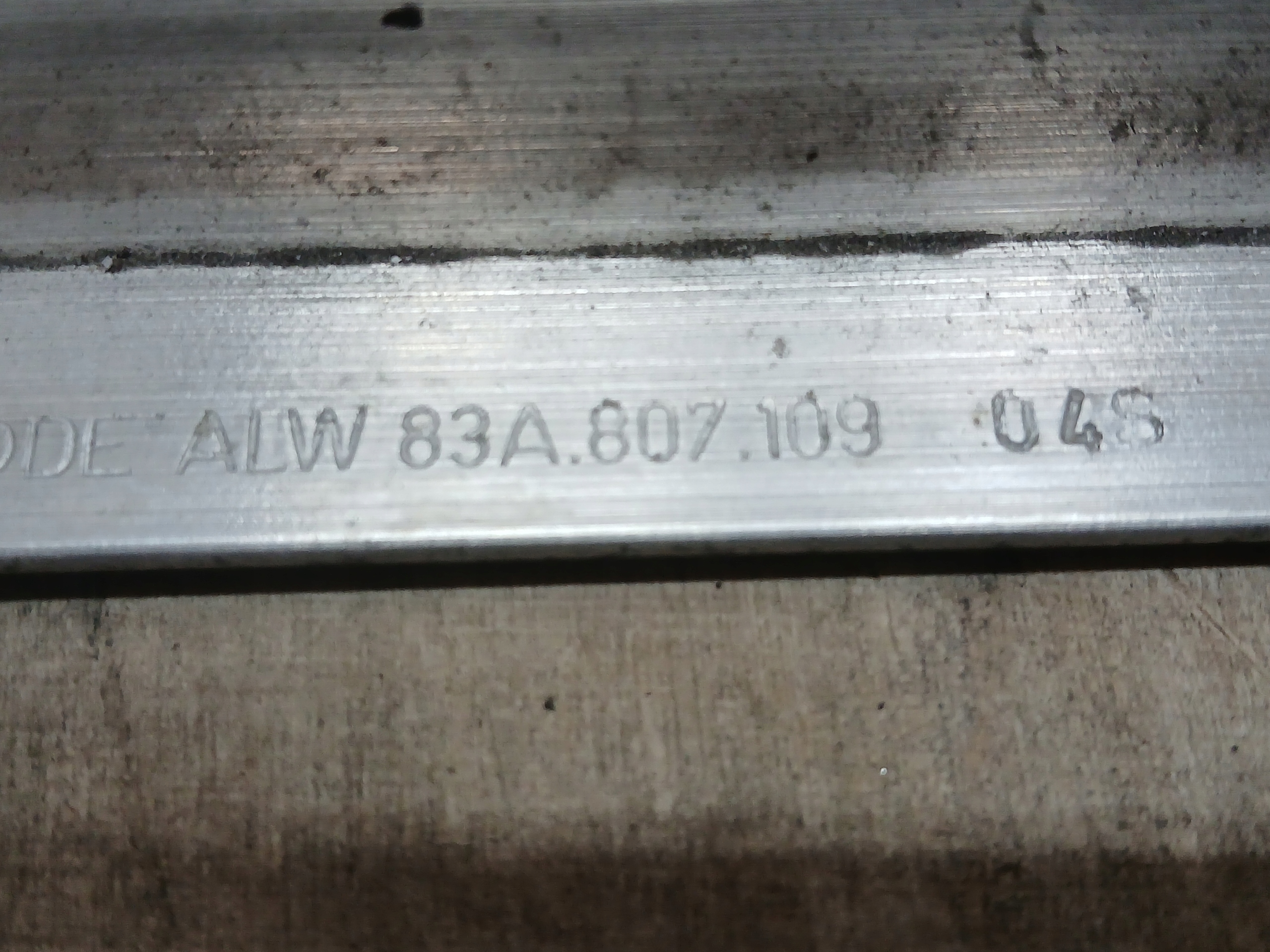 bumper support front AUDI Q3 83A 83A807109