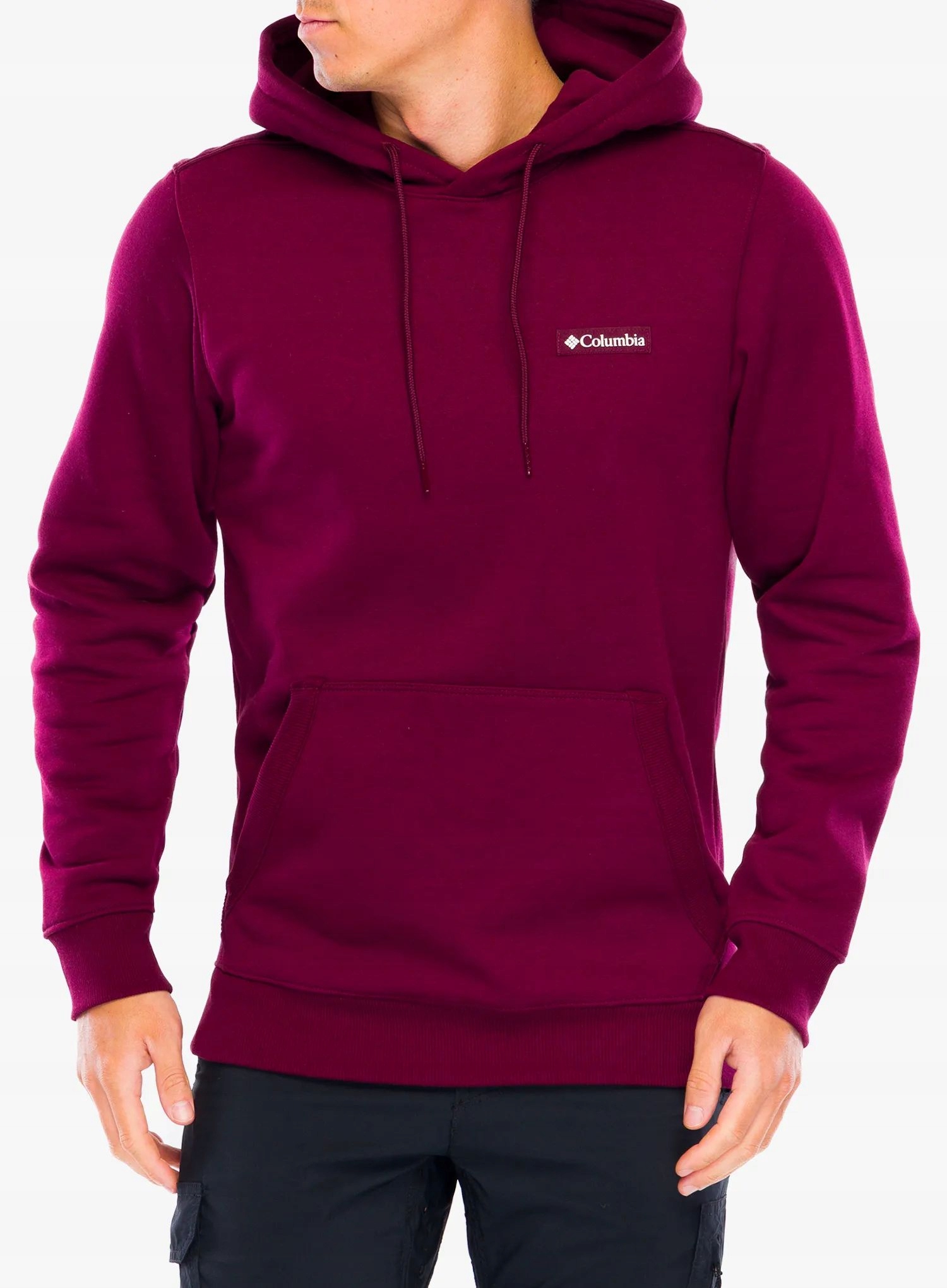 Mikina s kapucí Columbia Meridian Creek Graphic Hoodie rich wine S