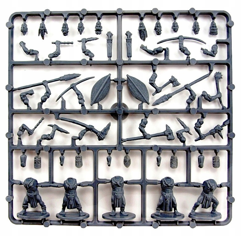 Frostgrave Ghost Archipelago Tribals ludożercy 5 szt.
