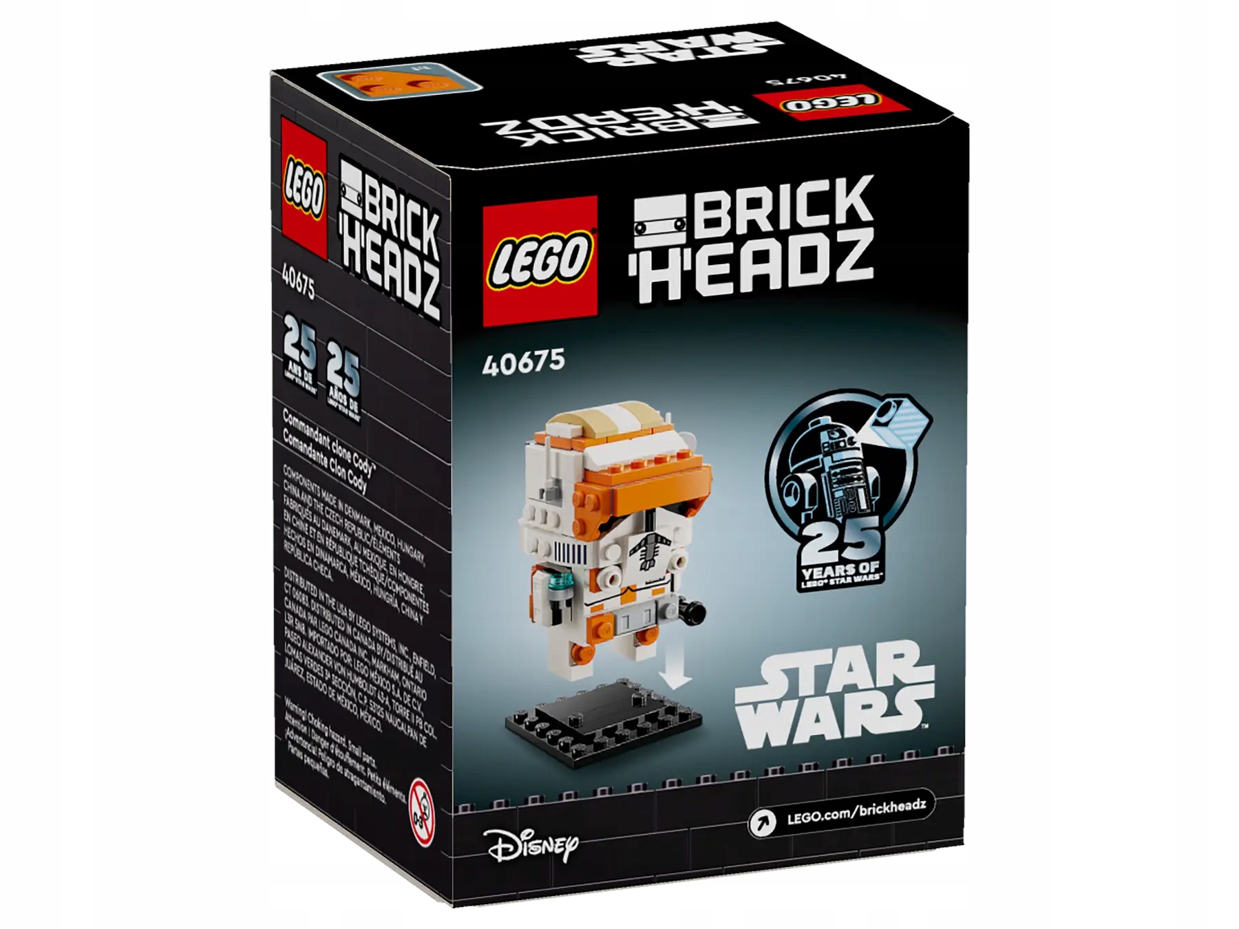 40675 LEGO BrickHeadz Dowódca klonów Cody EAN (GTIN) 5702017597089