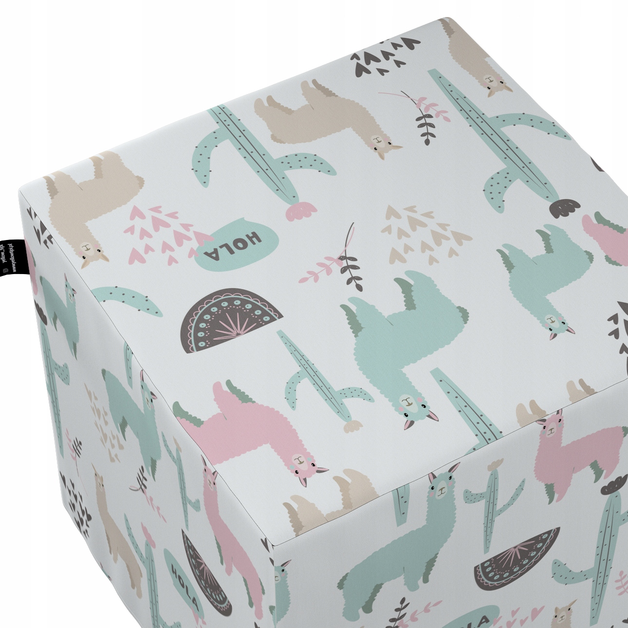 Yellow Tipi Puf kostka Nano pastelowy Typ worek