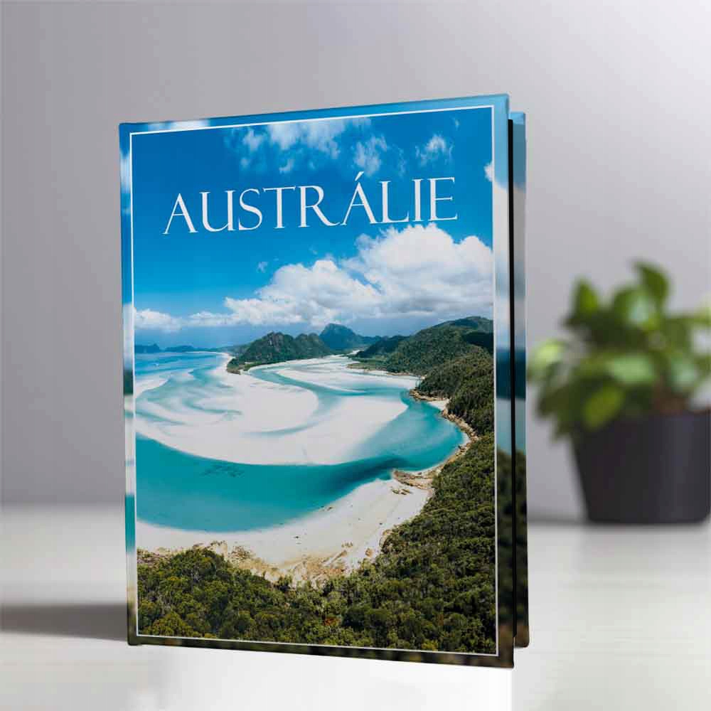 Tradiční album na fotografie se 100 černými listy 19,5x26 cm Austrálie 574(cz)