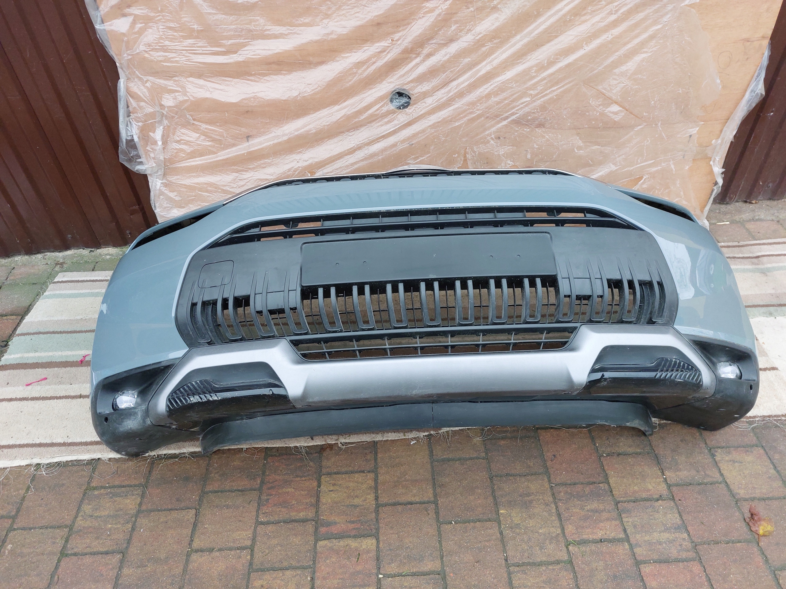 bumper front CITROEN C3 AIRCROSS LIFT 23r KHAKI GREY EEM