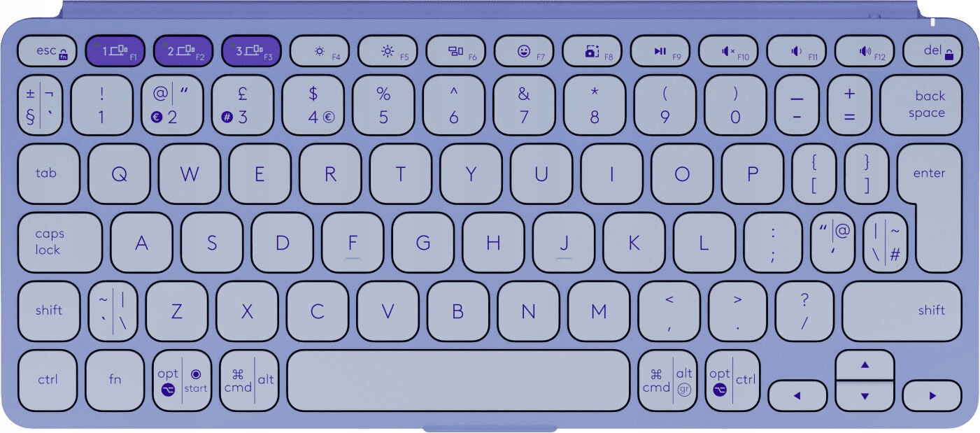Klávesnica Logitech Keys-To-Go 2 lilová