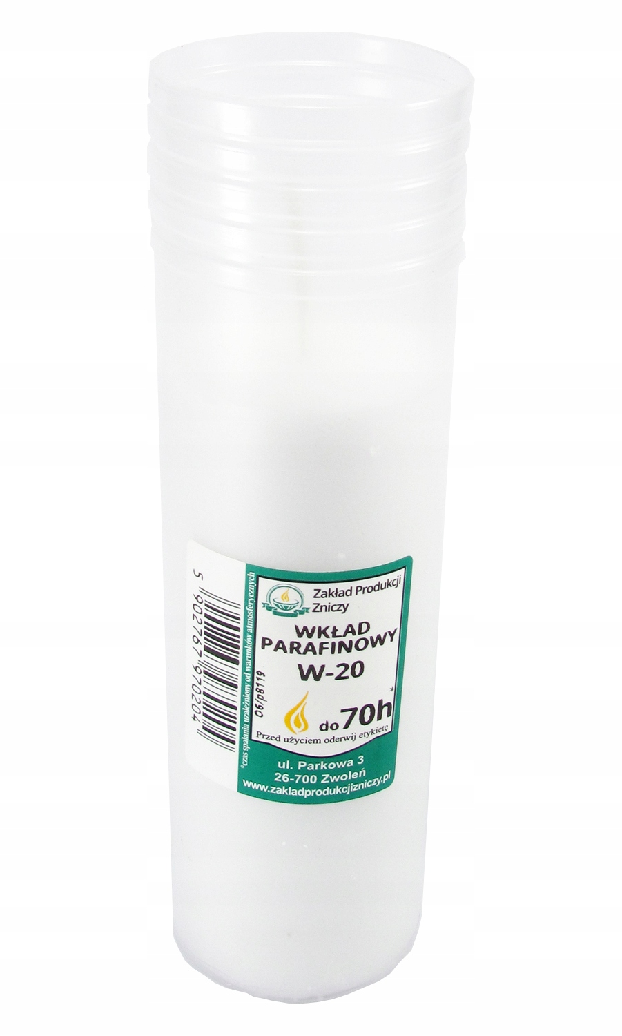 

Wkłady do zniczy W-20 Premium duży płomień! 3 Dni