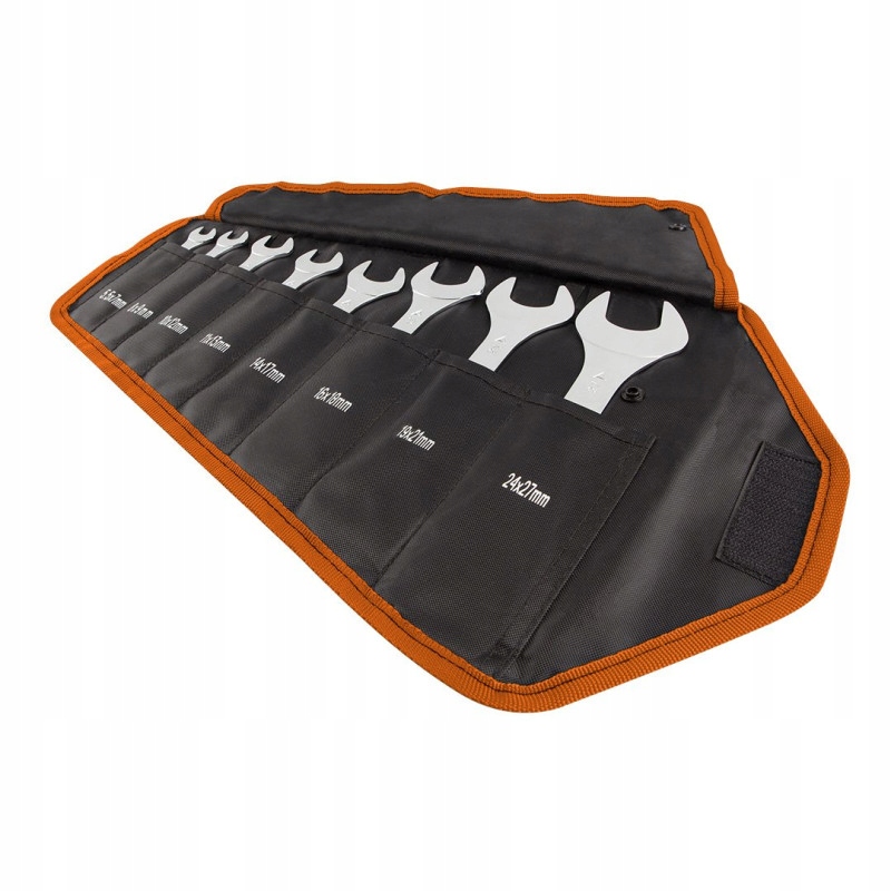 Neo 09-860 Klucze płaskie dwustronne cienkie 5.5 x 27 mm zestaw 8szt.