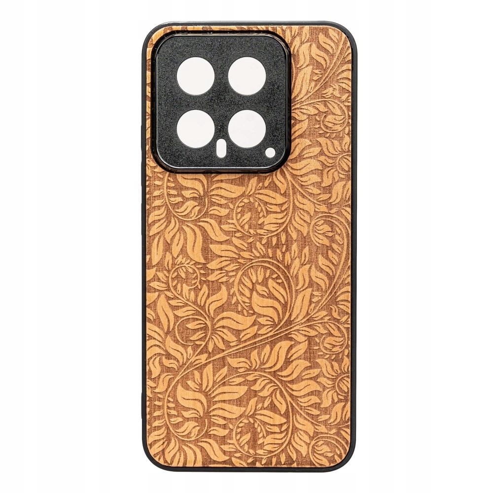 Dřevěné Pouzdro Bewood pro Xiaomi 14 Listy Jabloň
