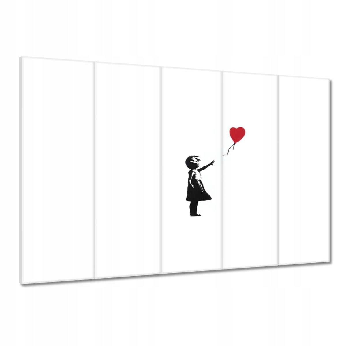 Obrazy 100x70 Dívka Balónek Banksy