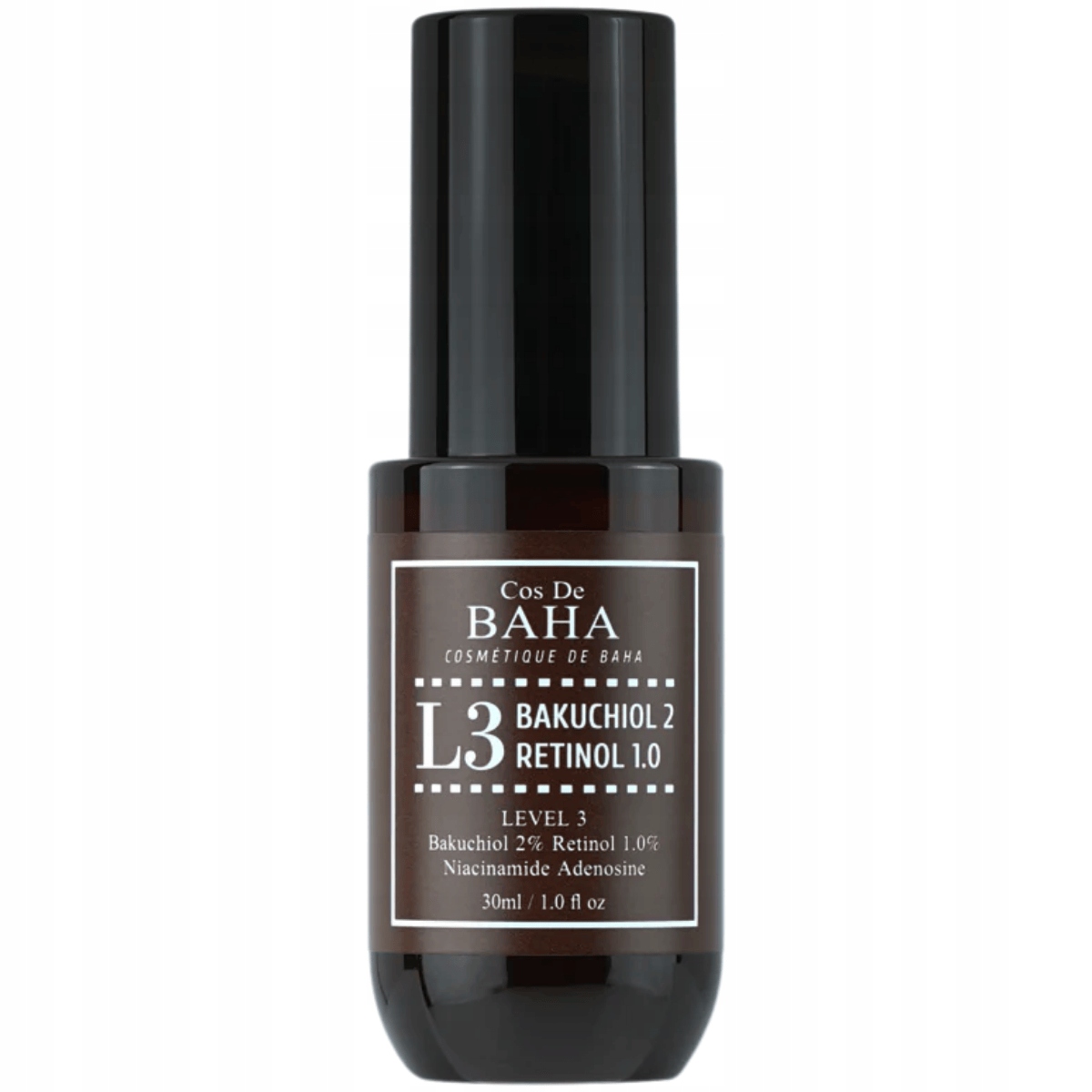 Cos De Baha L3 Bakuchiol 2% Retinol 1% sérum proti vráskám 30 ml