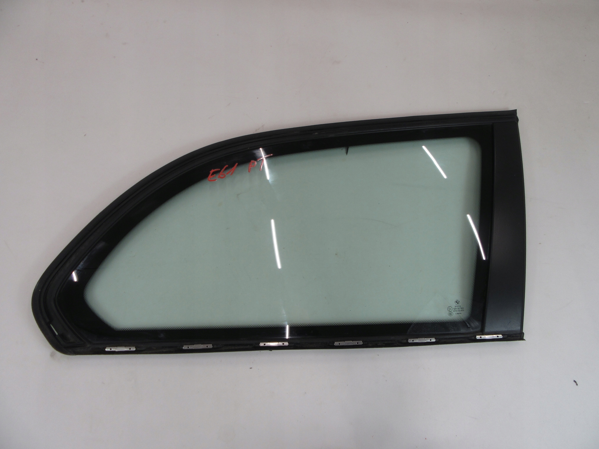 window right right rear part bodywork BMW e61 AS2 KOMBI