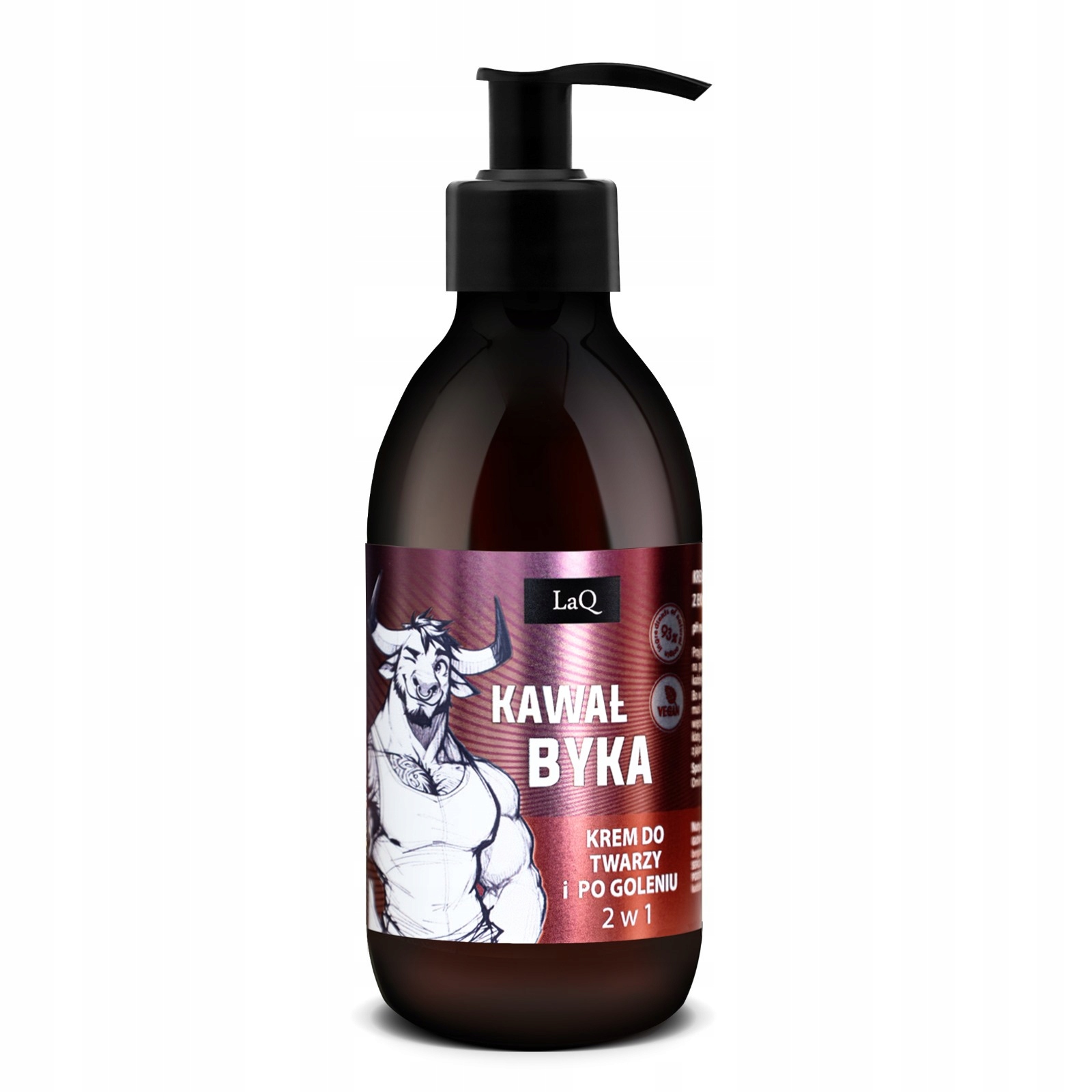Krém na obličej a po holení pro muže přírodní Kousek Býka 150 ml LaQ