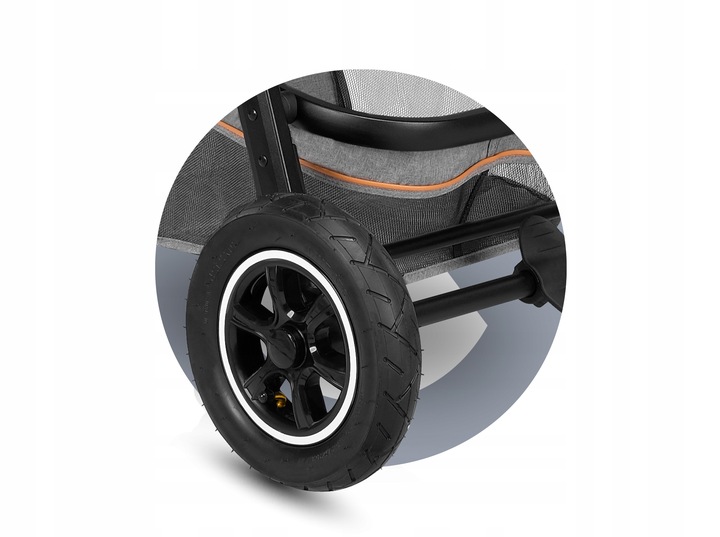 Lionelo AMBER WÓZEK 3w1 Spacerówka Gondola Fotelik Kolor producenta Grey Stone