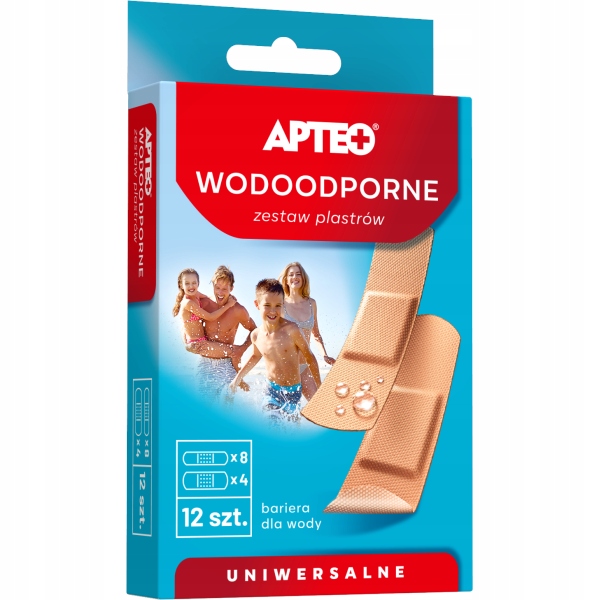 

Zestaw Plastrów Wodoodpornych 12 Szt