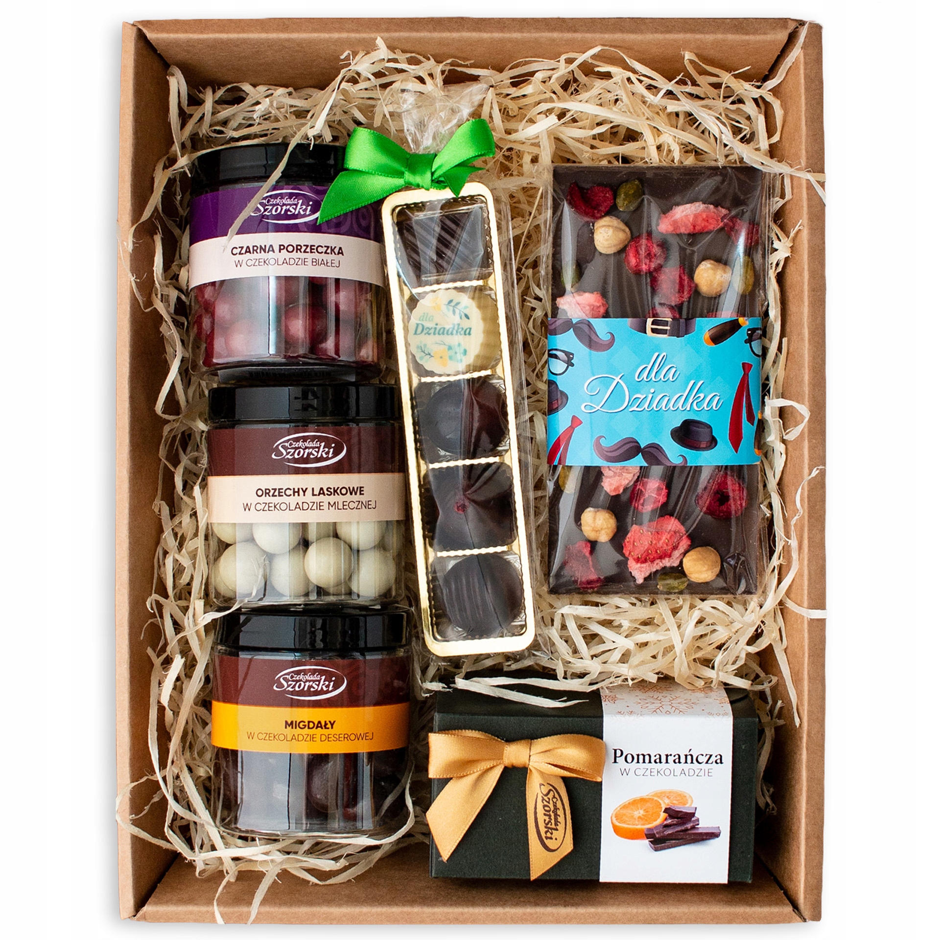 Kosz prezentowy z okazji Dnia Dziadka Zestaw Słodkości Dla Dziadka