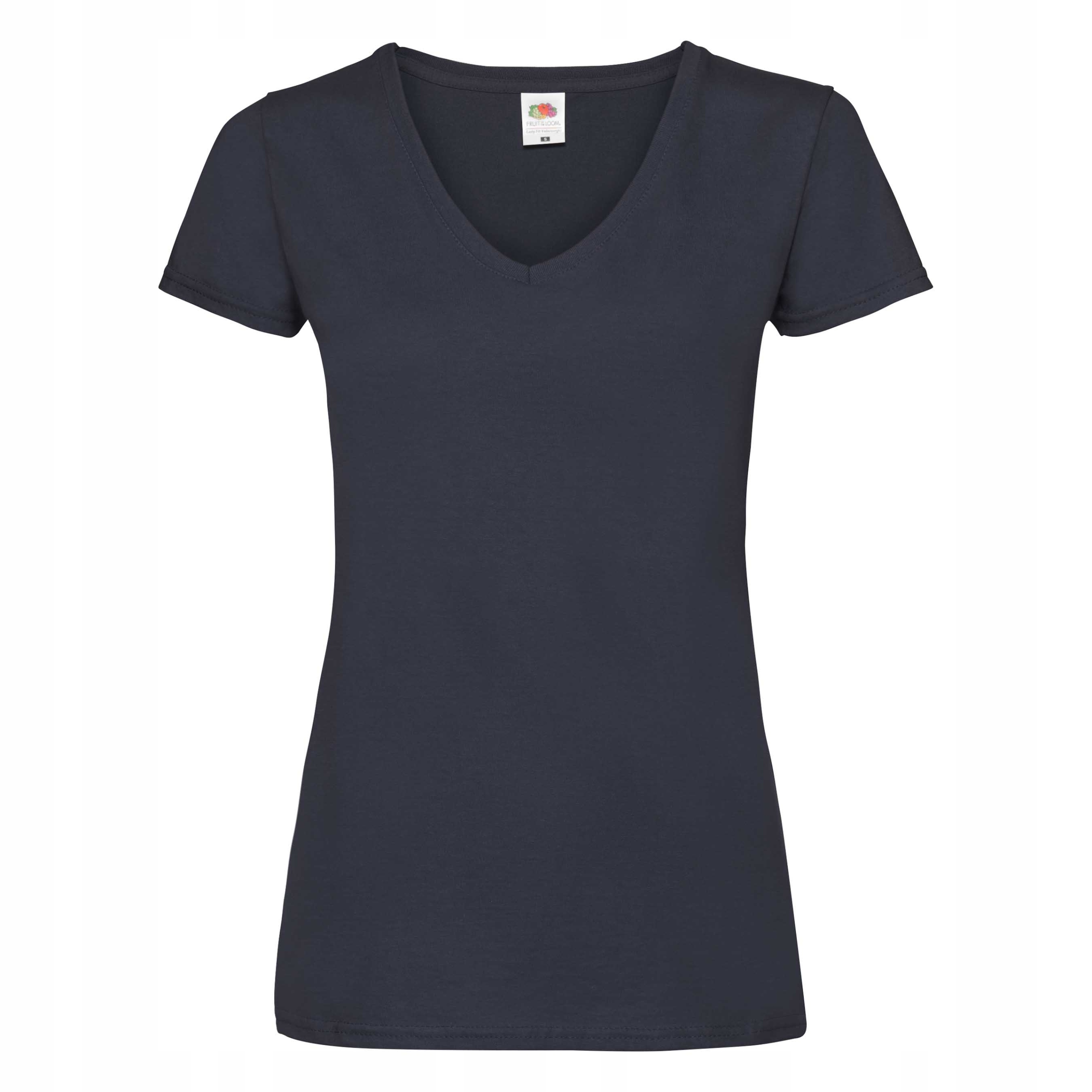

Koszulka Damska V-neck Fruit Of The Loom Navy Xs