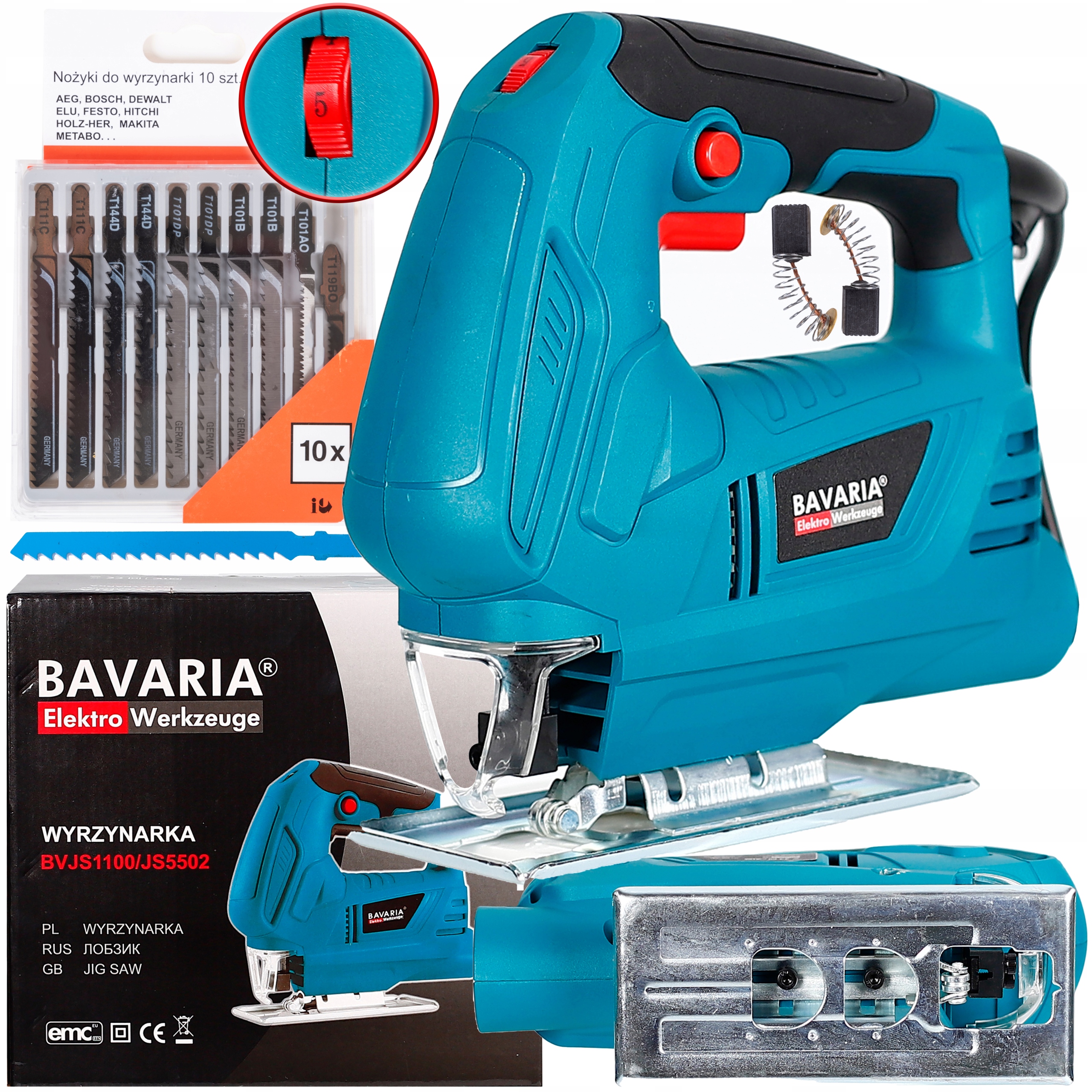 Pila Na Dřevo 11 Nožů Bavaria Elektrická Řezačka