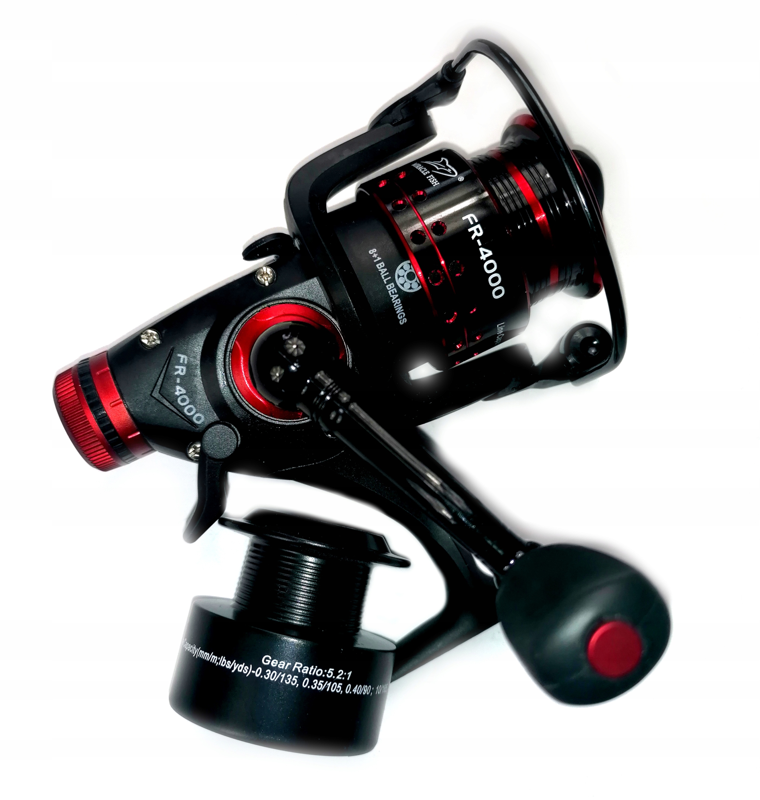 Kołowrotek FR4000,karp, wolny bieg, Feeder 9 łożys