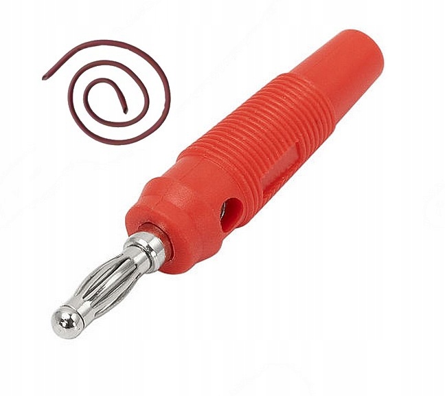 WTYK typu BANAN Z GNIAZDEM AL2310 CZERWONY