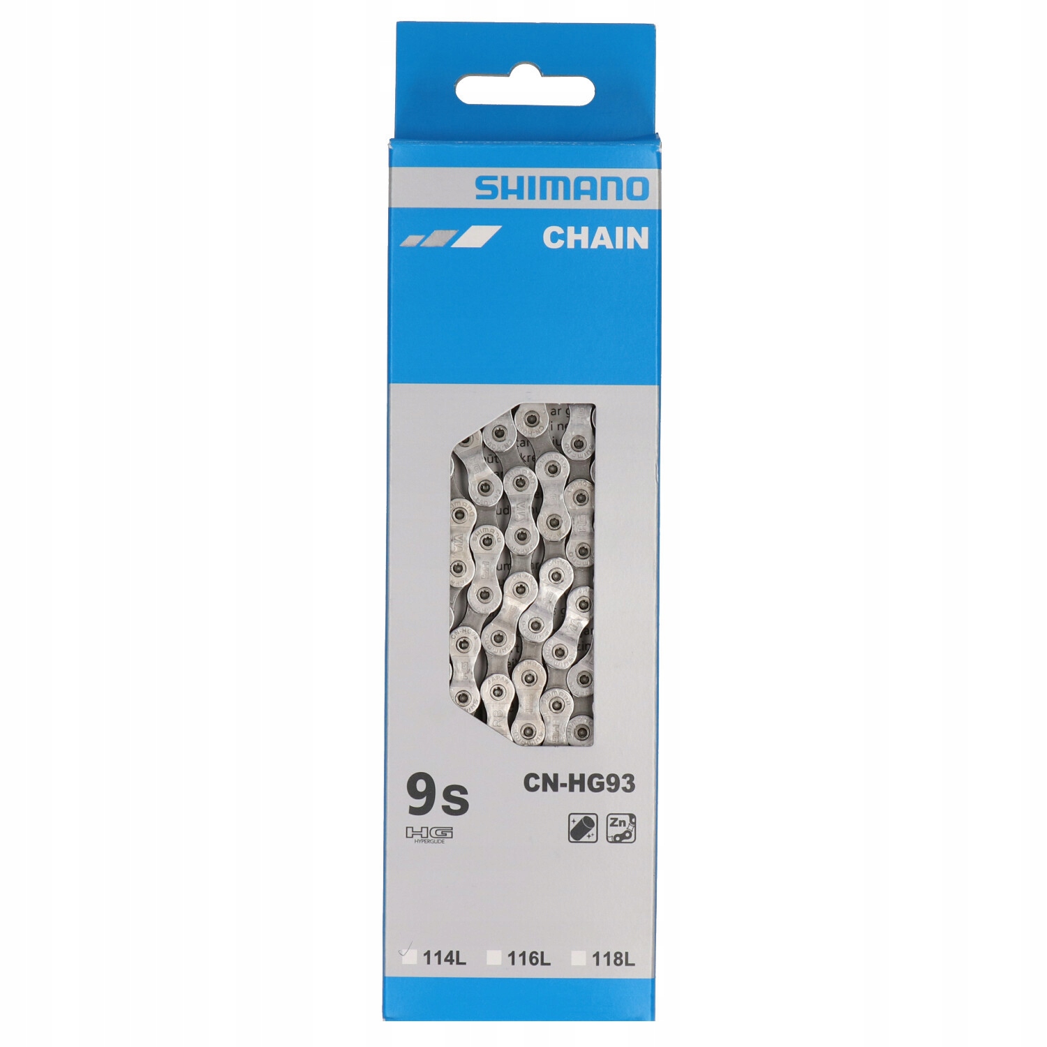 Łańcuch Shimano HG93 9s 114L pin