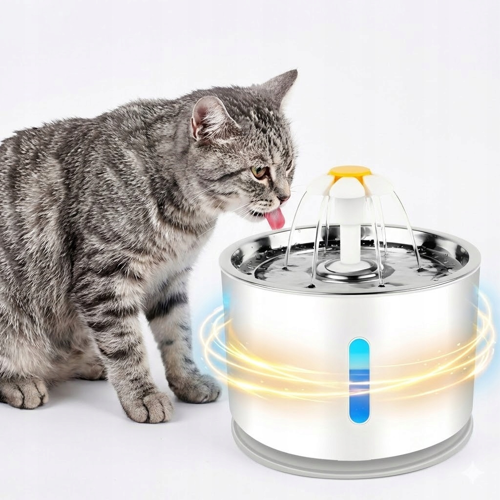 Fontána Napáječka Automatická Miska Na Vodu Zvířat Psa Kočky 2.4 L