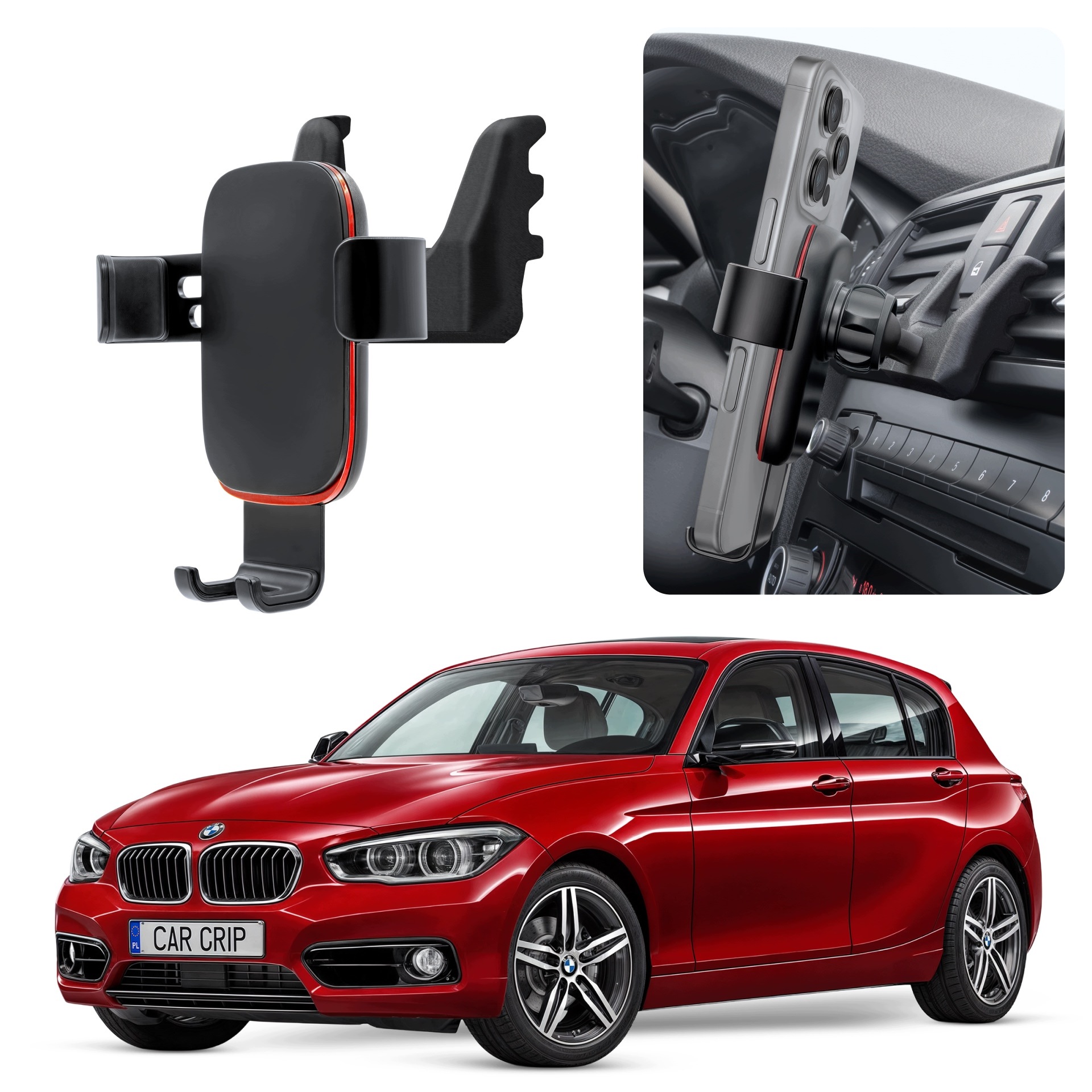 Mocny Uchwyt Grawitacyjny Do Samochodu Premium Bmw 1 F20 F21 2011-2019