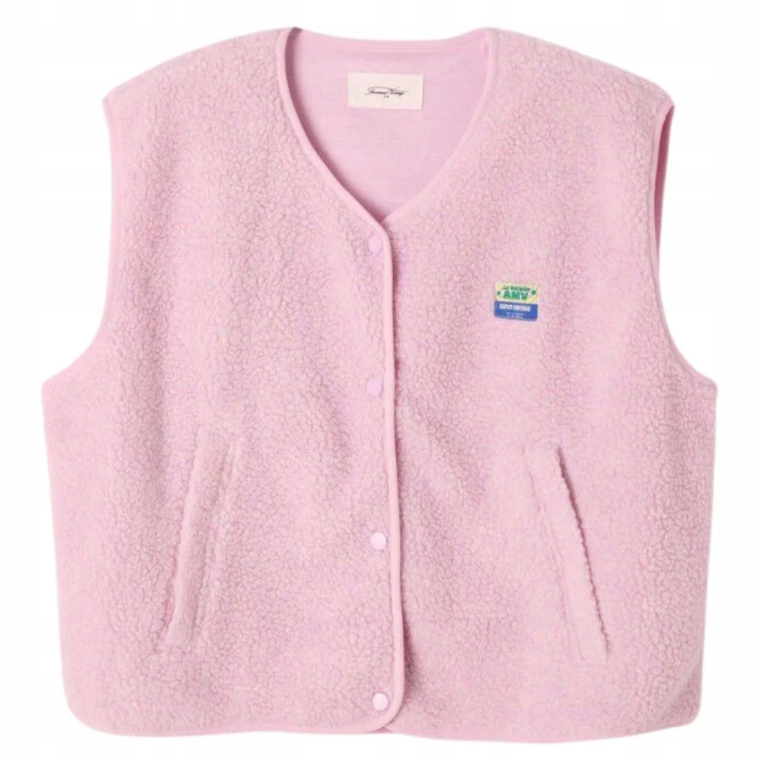 Kamizelka damska Hoktown Melange Sugared Almond Różowy M/L American Vintage