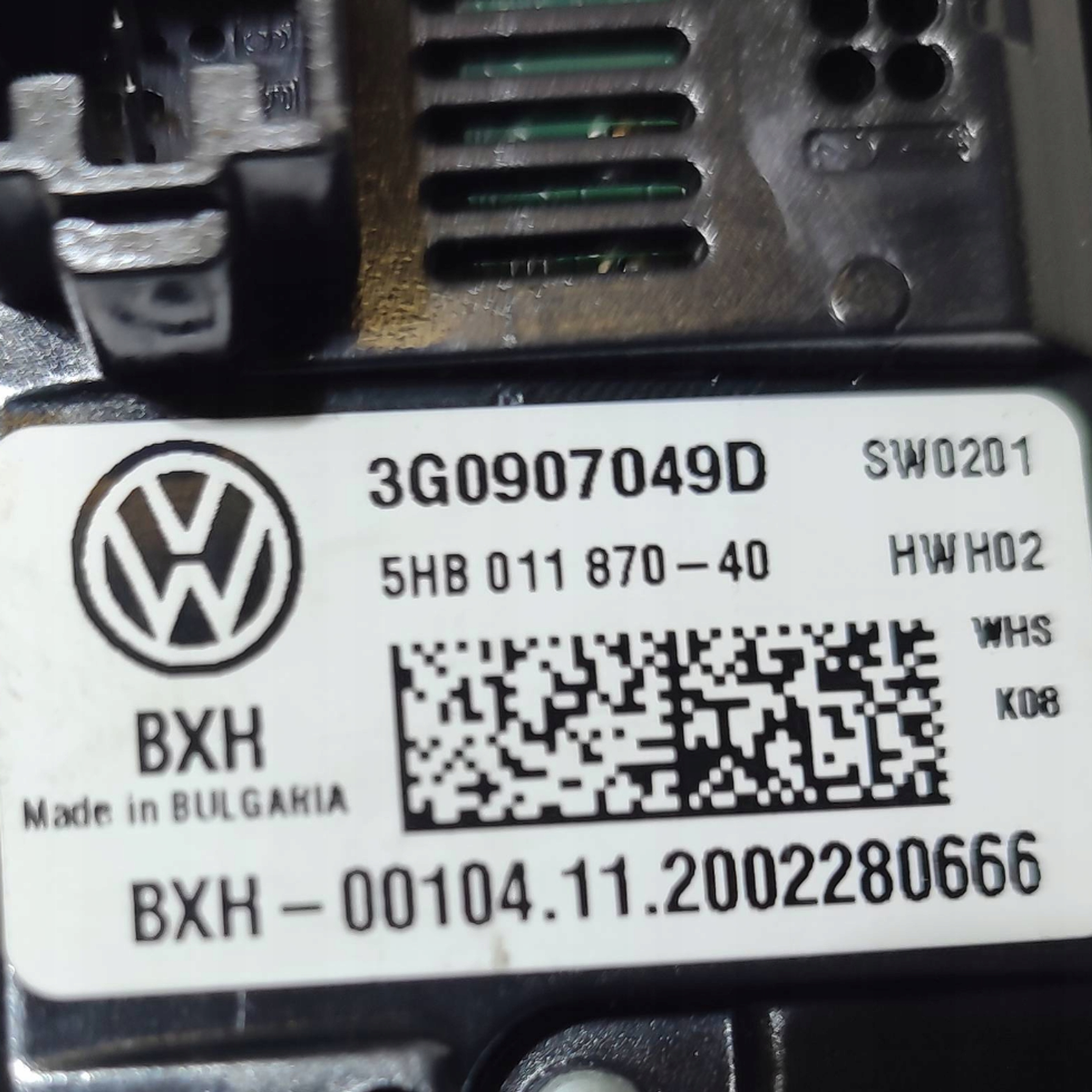 Volkswagen Touran III 2020 Unite commande clima