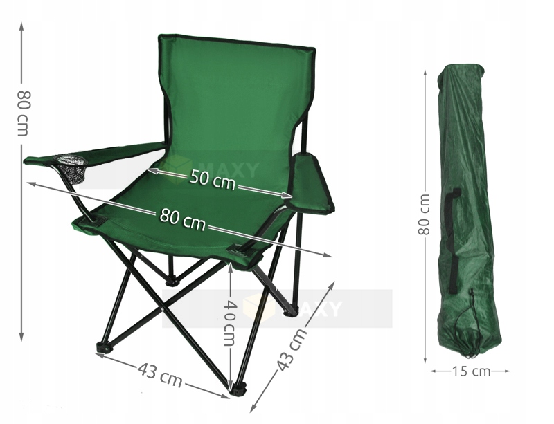 Krzesło Turystyczne Wędkarskie Składane Fotel XL Marka Malatec