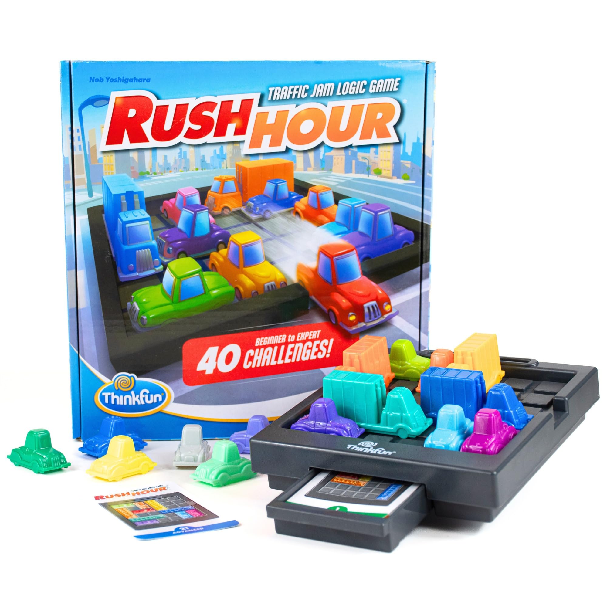 Gra planszowa ThinkFun Rush Hour Traffic Jam Logic, Brain & Challenge