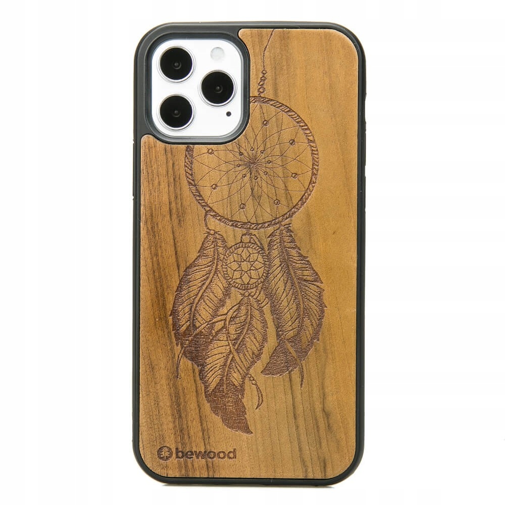 Pouzdro Bewood pro iPhone 12/12 Pro Lapač Snů Imbuia